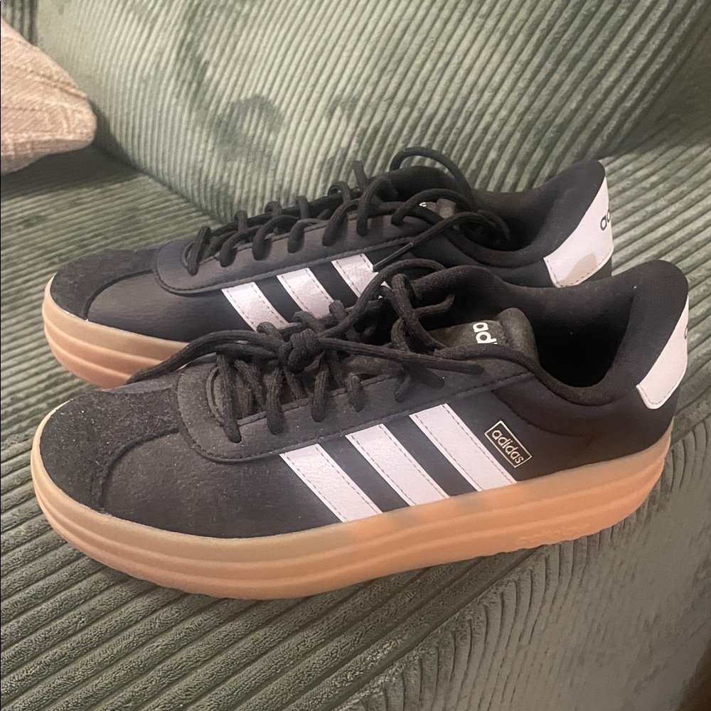 adidas Classic Samba Sneakers with Gum Platform Sole